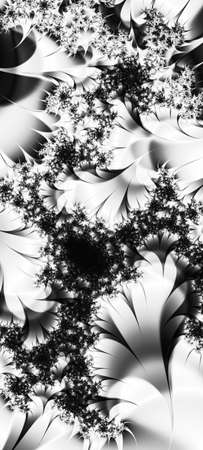 Abstract Computer generated Fractal design. A fractal is a never-ending pattern. Fractals are infinitely complex patterns that are self-similar across different scales. Great for cの写真素材