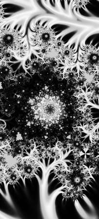 Abstract Computer generated Fractal design. A fractal is a never-ending pattern. Fractals are infinitely complex patterns that are self-similar across different scales. Great for cの写真素材