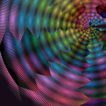 Abstract Computer generated Fractal design. A fractal is a never-ending pattern. Fractals are infinitely complex patterns that are self-similar across different scales. Great for cの写真素材