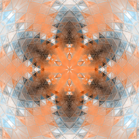 Abstract Computer generated Fractal design. A fractal is a never-ending pattern. Fractals are...