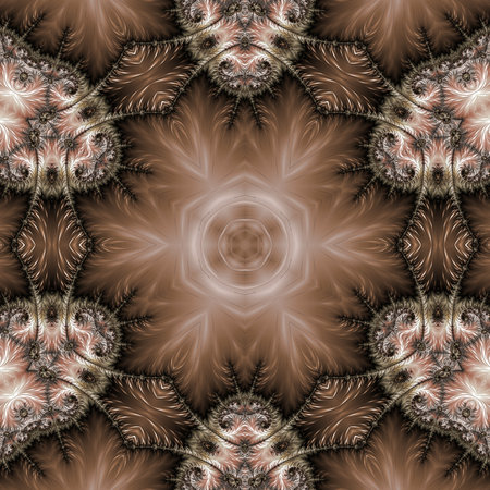 Abstract Computer generated Fractal design. A fractal is a never-ending pattern. Fractals are infinitely complex patterns that are self-similar across different scales. Great for cの写真素材