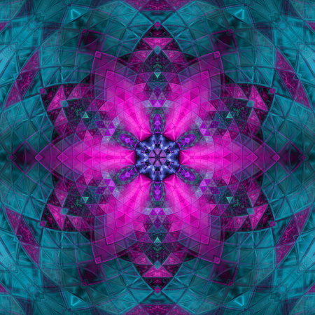 Abstract Computer generated Fractal design. A fractal is a never-ending pattern. Fractals are infinitely complex patterns that are self-similar across different scales. Great for cの写真素材