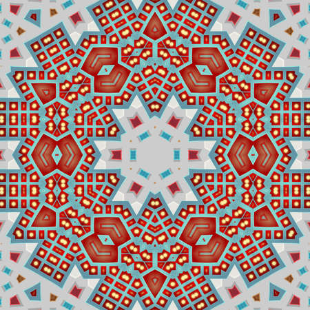 Abstract kaleidoscope sequence patterns. Geometric motion design. Seamless loop background