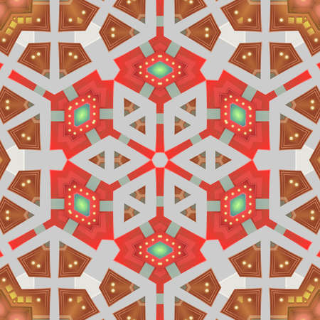 Abstract kaleidoscope sequence patterns. Geometric motion design. Seamless loop background