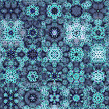 Seamless pattern with multicolored snowflakes. Design for Christmas and New Year greeting cards,...