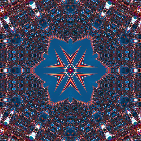 Abstract Computer generated Fractal design. A fractal is a never-ending pattern. Fractals are...