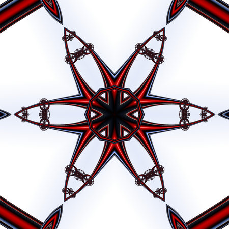 Abstract Computer generated Fractal design. A fractal is a never-ending pattern. Fractals are infinitely complex patterns that are self-similar across different scales. Great for cの写真素材