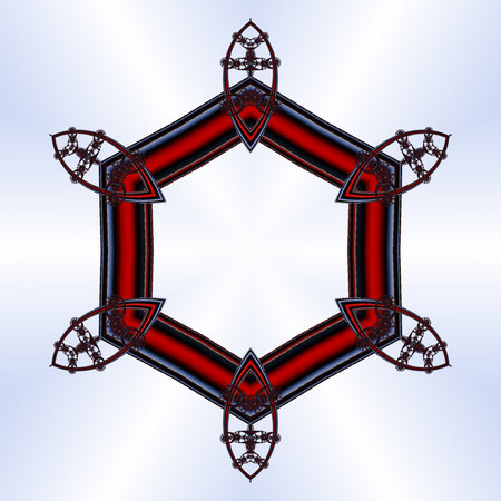 Abstract Computer generated Fractal design. A fractal is a never-ending pattern. Fractals are...