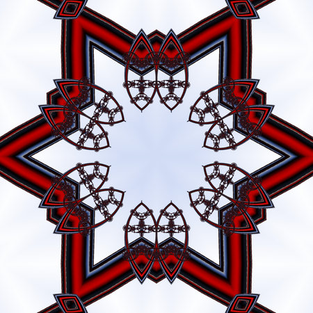 Abstract Computer generated Fractal design. A fractal is a never-ending pattern. Fractals are infinitely complex patterns that are self-similar across different scales. Great for cの写真素材