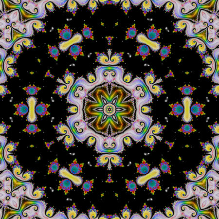 Abstract Computer generated Fractal design. A fractal is a never-ending pattern. Fractals are...