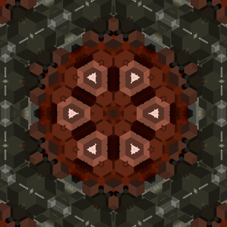 Abstract Computer generated Fractal design. A fractal is a never-ending pattern. Fractals are...