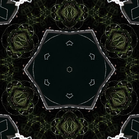 Abstract Computer generated Fractal design. A fractal is a never-ending pattern. Fractals are infinitely complex patterns that are self-similar across different scales. Great for cの写真素材