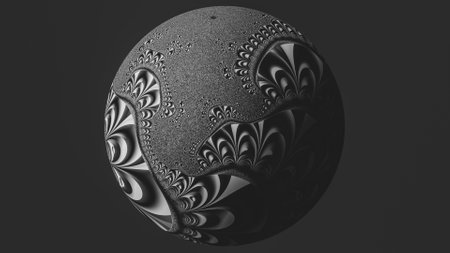 Abstract Computer generated Fractal design. A fractal is a never-ending pattern. Fractals are infinitely complex patterns that are self-similar across different scales. Great for cの写真素材