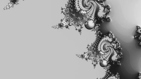 Abstract Computer generated Fractal design. A fractal is a never-ending pattern. Fractals are infinitely complex patterns that are self-similar across different scales. Great for cの写真素材