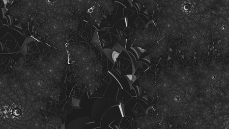 Abstract Computer generated Fractal design. A fractal is a never-ending pattern. Fractals are infinitely complex patterns that are self-similar across different scales. Great for cの写真素材