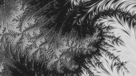 Abstract Computer generated Fractal design. A fractal is a never-ending pattern. Fractals are infinitely complex patterns that are self-similar across different scales. Great for cの写真素材