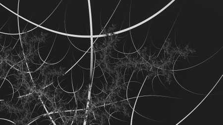 Abstract Computer generated Fractal design. A fractal is a never-ending pattern. Fractals are infinitely complex patterns that are self-similar across different scales. Great for cの写真素材