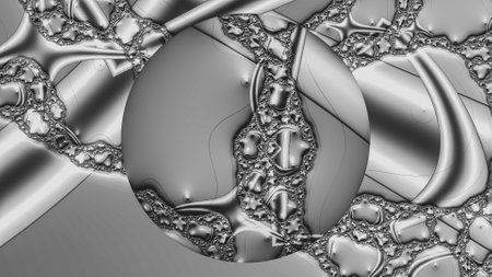 Abstract Computer generated Fractal design. A fractal is a never-ending pattern. Fractals are infinitely complex patterns that are self-similar across different scales. Great for cの写真素材