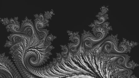 Abstract Computer generated Fractal design. A fractal is a never-ending pattern. Fractals are infinitely complex patterns that are self-similar across different scales. Great for cの写真素材