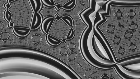 Abstract Computer generated Fractal design. A fractal is a never-ending pattern. Fractals are infinitely complex patterns that are self-similar across different scales. Great for cの写真素材