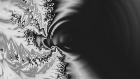 Abstract Computer generated Fractal design. A fractal is a never-ending pattern. Fractals are infinitely complex patterns that are self-similar across different scales. Great for cの写真素材