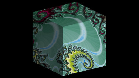 Abstract Computer generated Fractal design. A fractal is a never-ending pattern. Fractals are...