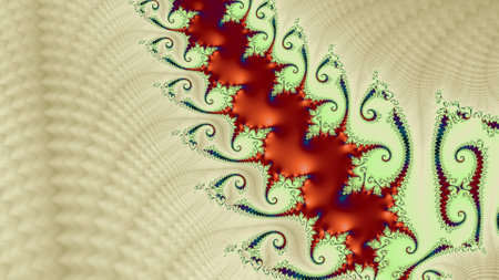 Abstract Computer generated Fractal design. A fractal is a never-ending pattern. Fractals are infinitely complex patterns that are self-similar across different scales. Great for cの写真素材