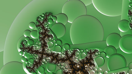 Abstract Computer generated Fractal design. A fractal is a never-ending pattern. Fractals are...