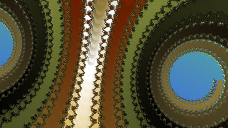Abstract Computer generated Fractal design. A fractal is a never-ending pattern. Fractals are...