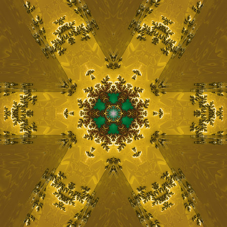 Abstract Computer generated Fractal design. A fractal is a never-ending pattern. Fractals are infinitely complex patterns that are self-similar across different scales. Great for cの写真素材