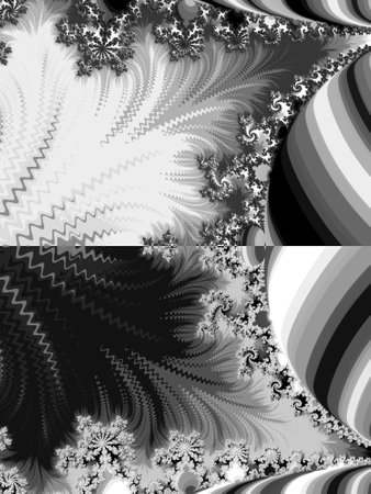 Abstract Computer generated Fractal design. A fractal is a never-ending pattern. Fractals are infinitely complex patterns that are self-similar across different scales. Great for cの写真素材