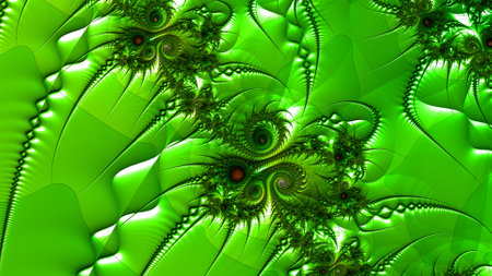 Abstract Computer generated Fractal design. A fractal is a never-ending pattern. Fractals are infinitely complex patterns that are self-similar across different scales. Great for cの写真素材