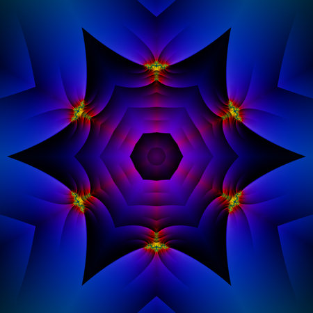 Abstract fractal background Infinite universe computer generated image. Beautiful abstract background for wallpaper, album, poster, booklet. Fractal digital graphics for creative gの写真素材