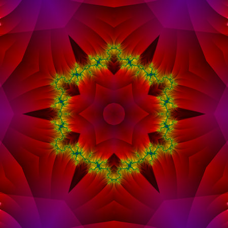 Abstract fractal background Infinite universe computer generated image. Beautiful abstract background for wallpaper, album, poster, booklet. Fractal digital graphics for creative gの写真素材