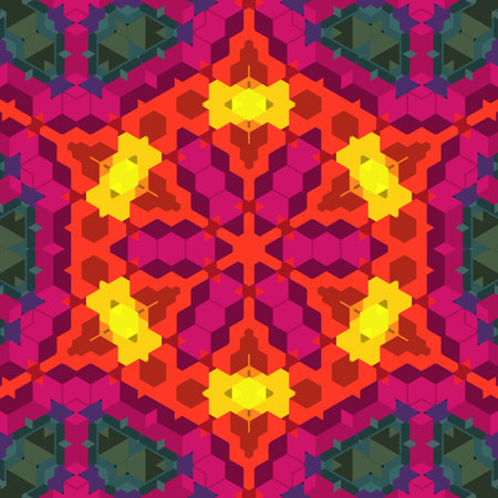 Abstract fractal background Infinite universe computer generated image. Beautiful abstract...