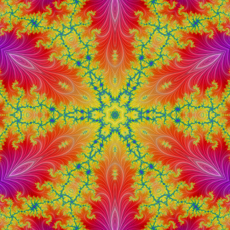 Abstract fractal background Infinite universe computer generated image. Beautiful abstract background for wallpaper, album, poster, booklet. Fractal digital graphics for creative gの写真素材