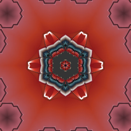 Abstract fractal background Infinite universe computer generated image. Beautiful abstract background for wallpaper, album, poster, booklet. Fractal digital graphics for creative gの写真素材