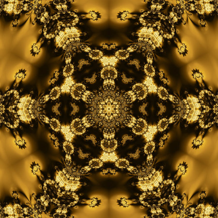 Abstract Computer generated Fractal design. A fractal is a never-ending pattern. Fractals are...