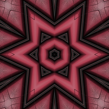 Abstract Computer generated Fractal design. A fractal is a never-ending pattern. Fractals are infinitely complex patterns that are self-similar across different scales. Great for cの写真素材