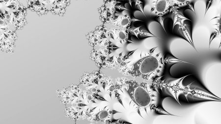 Abstract Computer generated Fractal design. A fractal is a never-ending pattern. Fractals are infinitely complex patterns that are self-similar across different scales. Great for cの写真素材