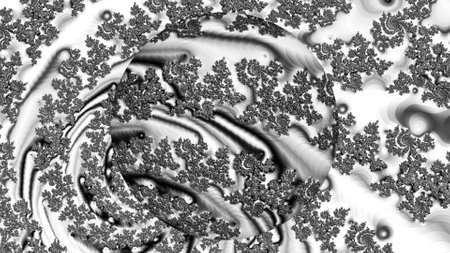 Abstract Computer generated Fractal design. A fractal is a never-ending pattern. Fractals are infinitely complex patterns that are self-similar across different scales. Great for cの写真素材