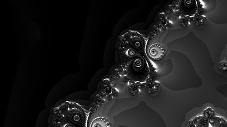 Abstract Computer generated Fractal design. A fractal is a never-ending pattern. Fractals are infinitely complex patterns that are self-similar across different scales. Great for cの写真素材