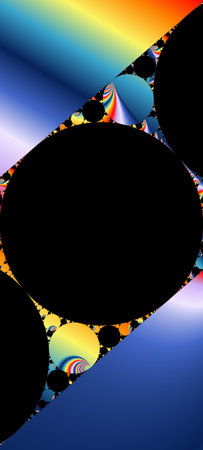 Abstract Computer generated Fractal design. A fractal is a never-ending pattern. Fractals are infinitely complex patterns that are self-similar across different scales. Great for cの写真素材