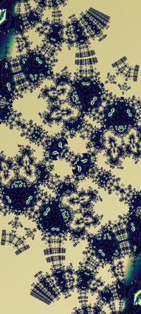 Abstract Computer generated Fractal design. A fractal is a never-ending pattern. Fractals are...