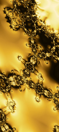 Abstract Computer generated Fractal design. A fractal is a never-ending pattern. Fractals are infinitely complex patterns that are self-similar across different scales. Great for cの写真素材