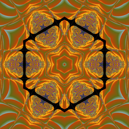 Abstract Computer generated Fractal design. A fractal is a never-ending pattern. Fractals are...