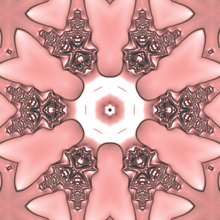 Abstract Computer generated Fractal design. A fractal is a never-ending pattern. Fractals are infinitely complex patterns that are self-similar across different scales. Great for cの写真素材