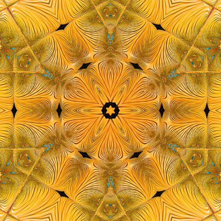 Abstract Computer generated Fractal design. A fractal is a never-ending pattern. Fractals are infinitely complex patterns that are self-similar across different scales. Great for cの写真素材