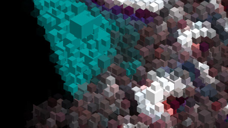 Abstract Computer generated Fractal design. A fractal is a never-ending pattern. Fractals are infinitely complex patterns that are self-similar across different scales. Great for cの写真素材