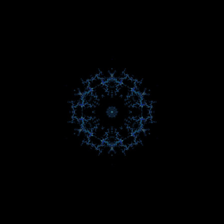 Abstract fractal background Infinite universe computer generated image. Beautiful abstract background for wallpaper, album, poster, booklet. Fractal digital graphics for creative gの写真素材